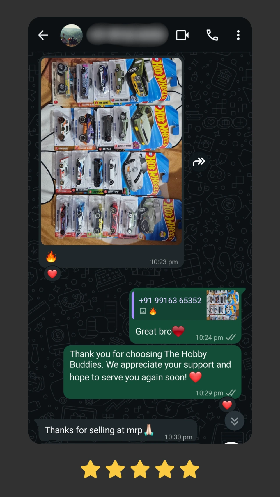 verified customer review, Trusted by Collectors Across India