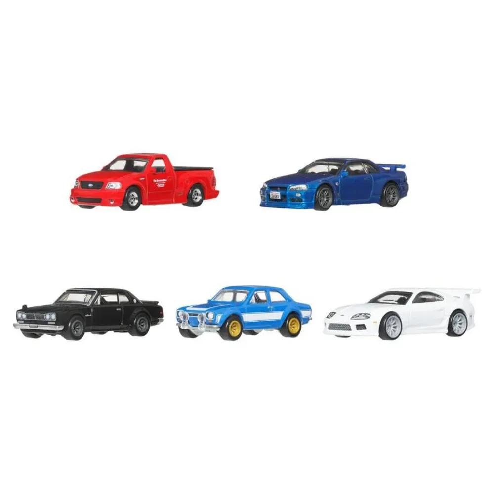 Hot-Wheels-Premium-Fast-Furious-25th-Anniversary-set-of-5-metal-collectible-cars-Brian-OConner-Vehicles-Hot-Wheels.webp