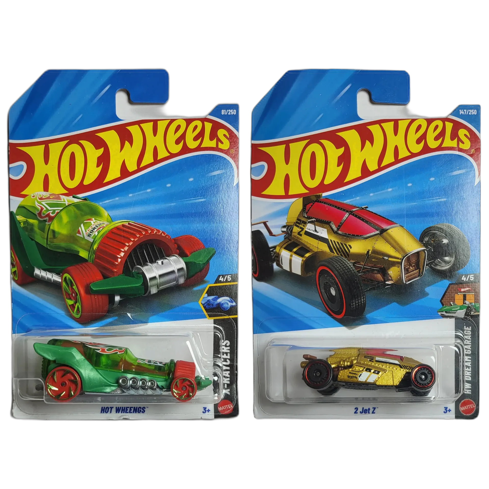 Hot Wheengs TH & 2 Jet Z TH - Hot Wheels 1:64 Scale Diecast Car Combo