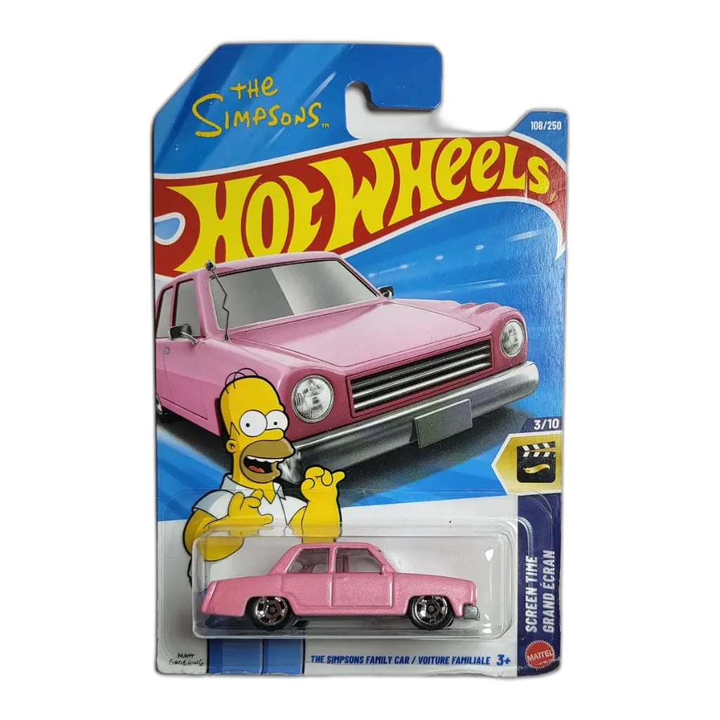 The Simpsons Family Car - Hot Wheels 1:64 Scale Diecast Car