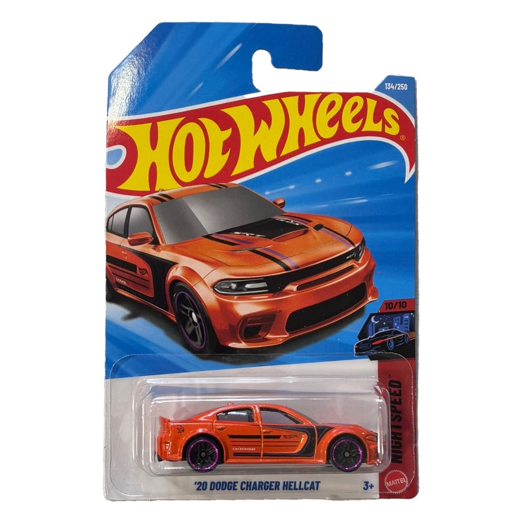 Hot Wheels '20 Dodge Charger Hellcat Orange + Pick 1 Car