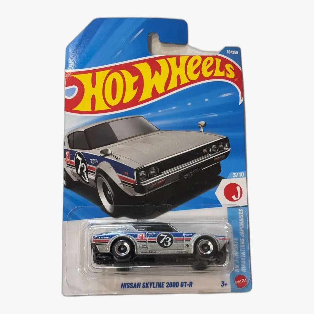 Hot Wheels Nissan Skyline 2000 GT-R Silver + Pick 2 Cars