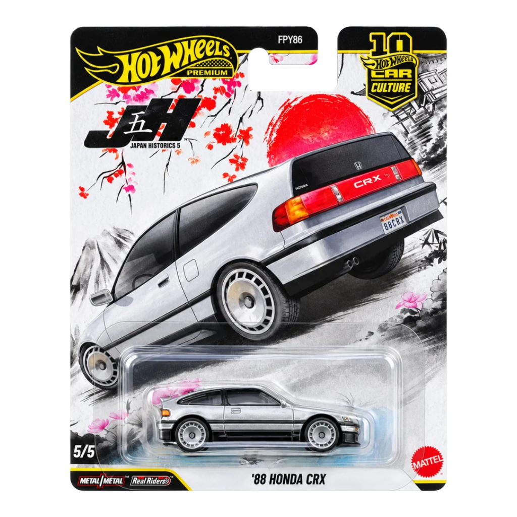 [IMPORTED] Hot Wheels Premium '88 Honda CRX Car Culture Japan Historics 5