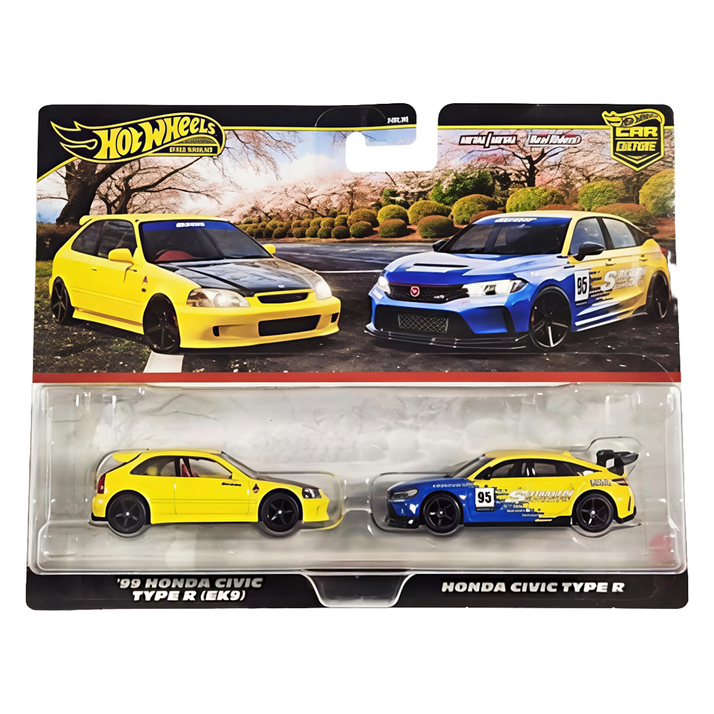[IMPORTED] Hot Wheels Premium Car Culture 2-Pack: '99 Honda Civic Type R (EK9) & Honda Civic Type R