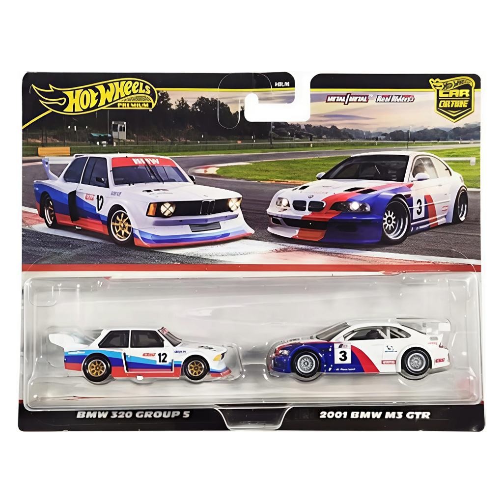 [IMPORTED] Hot Wheels Premium Car Culture 2-Pack: BMW 320 Group 5 & 2001 BMW M3 GTR