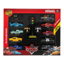 10-Piece Catapult Power Sliding Function Cars Toy Set With Launcher And Props