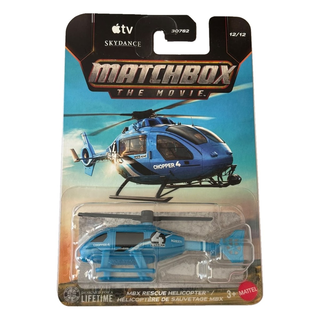 Matchbox MBX RESCUE HELICOPTER + Pick 1 Car