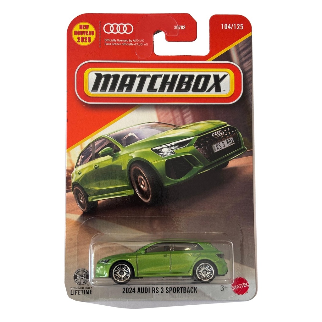 Matchbox 2024 Audi RS 3 Sportback + Pick 1 Car