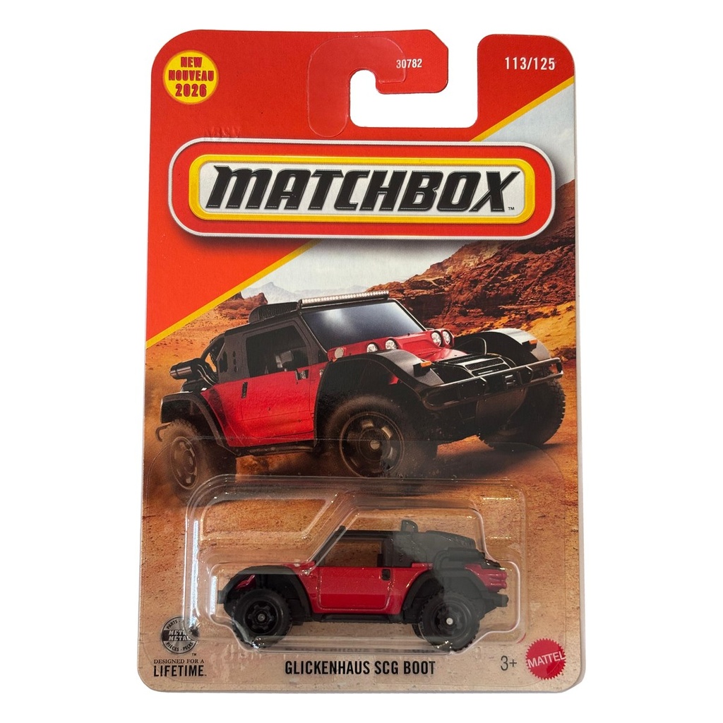 Matchbox Glickenhaus SCG Boot + Pick 1 Car