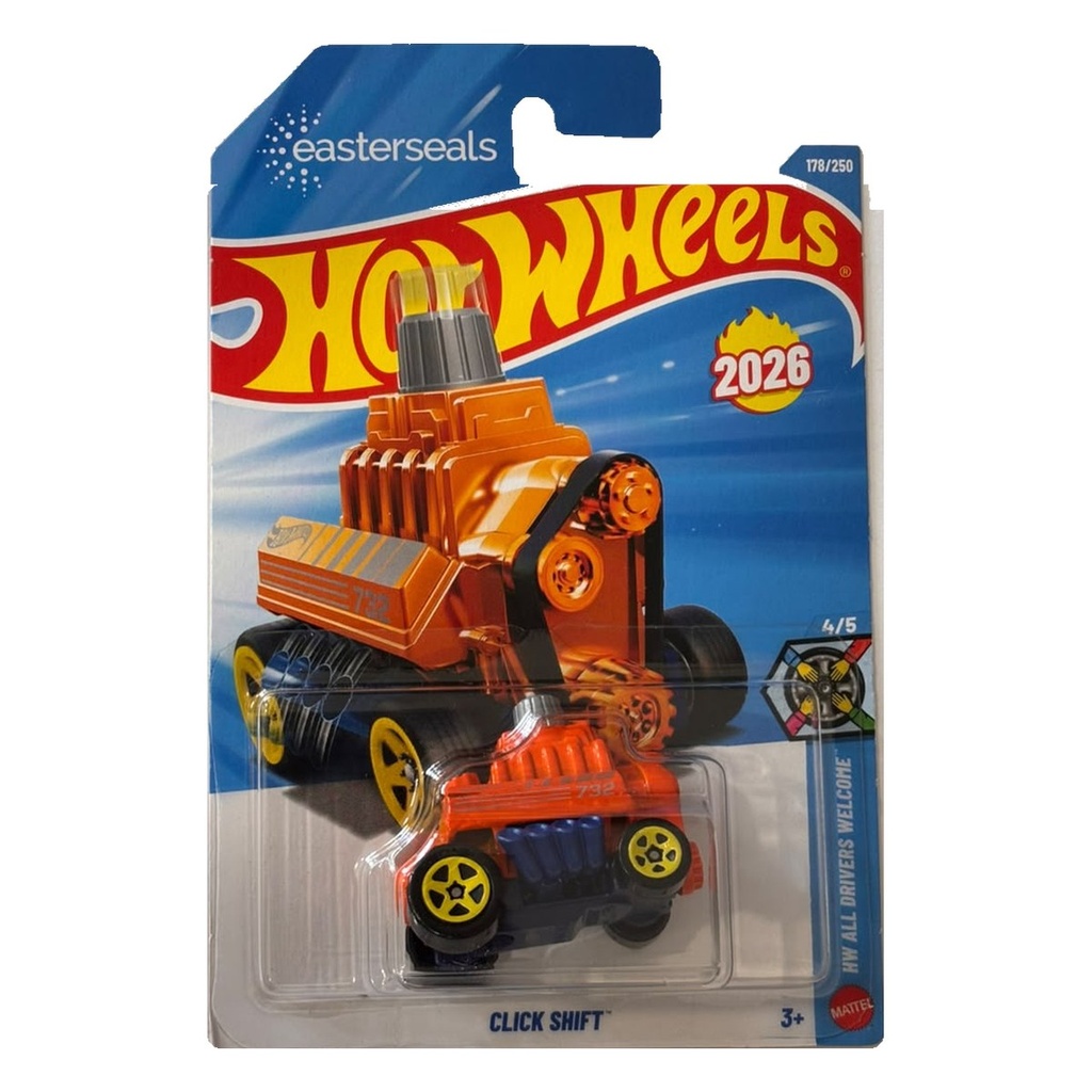 Hot Wheels Click Shift Orange
