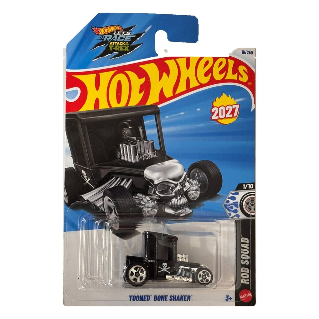Hot Wheels Tooned Bone Shaker Black