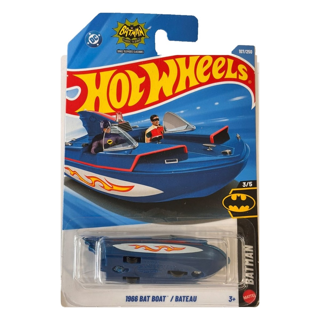 Hot Wheels 1966 Bat Boat Blue + Pick 1 Car