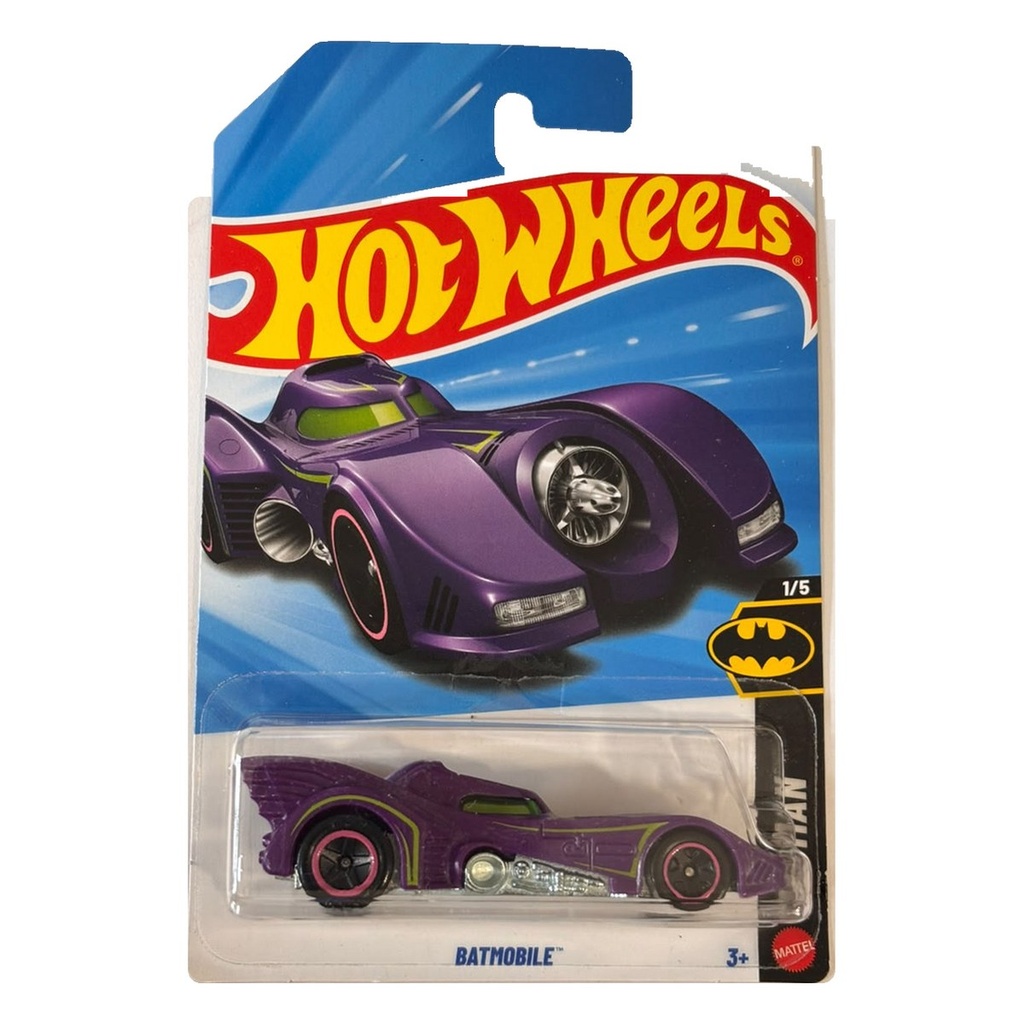 Hot Wheels Batmobile Purple + Pick 1 Car