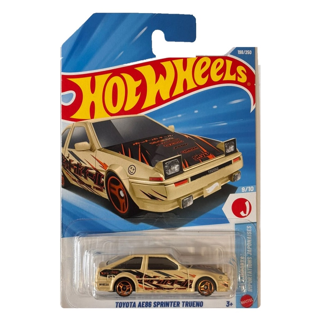 Hot Wheels Toyota AE86 Sprinter Trueno Orange + Pick 1 Car