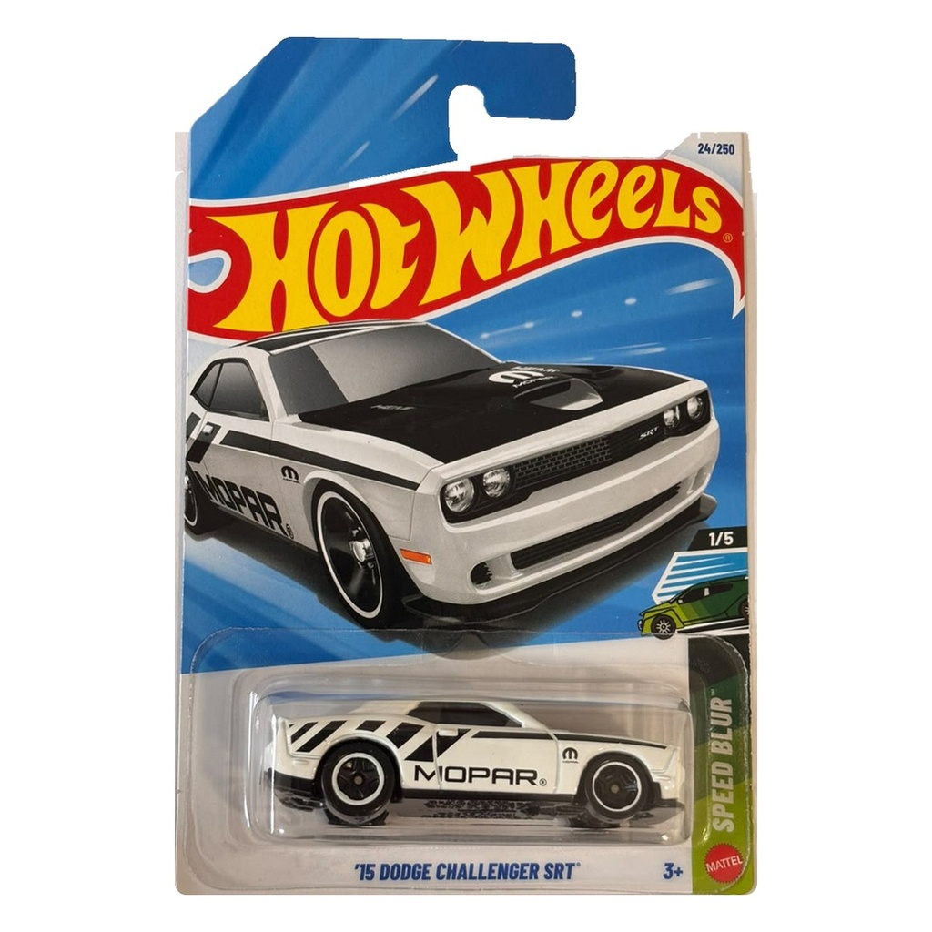 Hot Wheels '15 Dodge Challenger SRT White + Pick 2 Cars