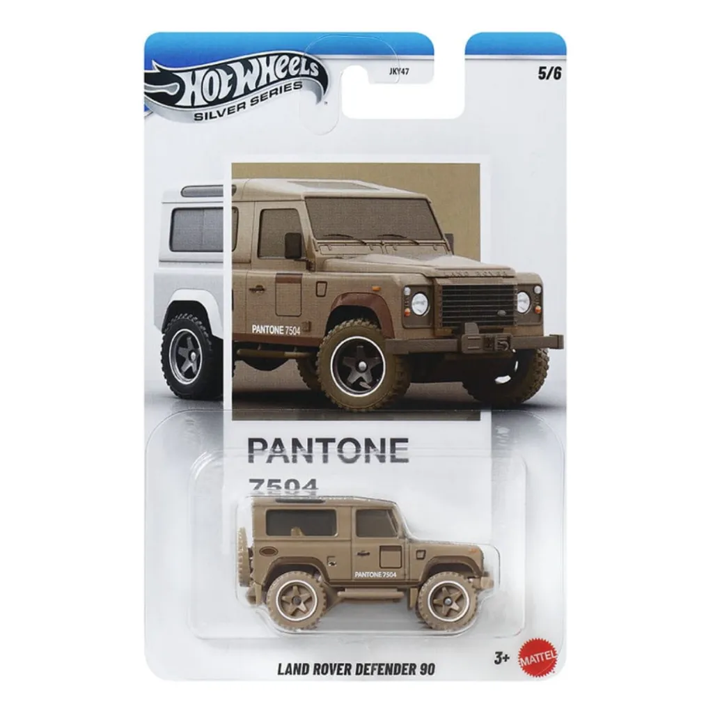 Hot Wheels Silver Series PANTONE - Land Rover Defender 90