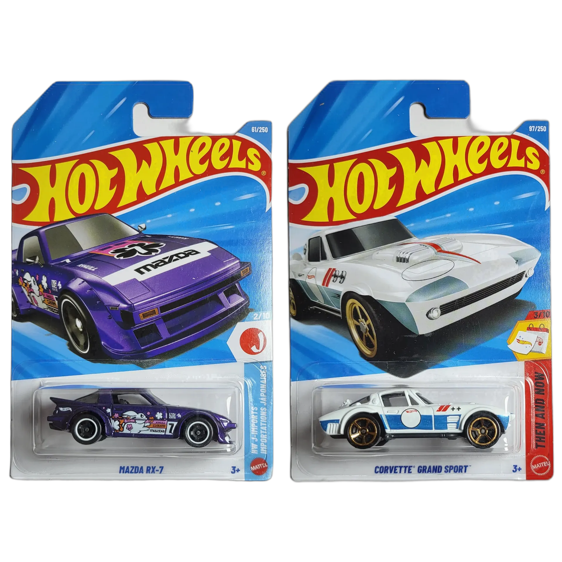 Hot Wheels Mazda RX-7 & Corvette Grand Sport