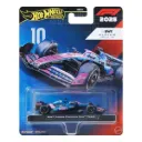 BWT Alpine Formula One Team - 2025 #10 Pierre Gasly - Hot Wheels Premium F1 + Hot Wheels Mainline Combo