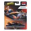 McLaren Formula 1 Team - 2025 #4 Lando Norris - Hot Wheels Premium F1 + Hot Wheels Mainline Combo