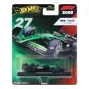 KICK Sauber Formula 1 Team - 2025 #27 Nico Hulkenberg - Hot Wheels Premium F1 + Hot Wheels Mainline Combo