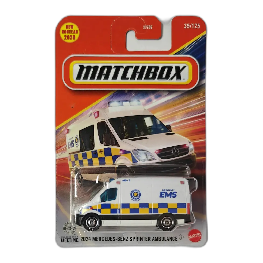 Matchbox 2024 Mercedes-Benz Sprinter Ambulance