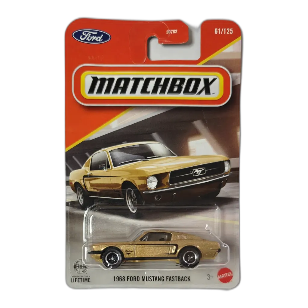 Matchbox 1968 Ford Mustang Fastback + Pick Any 1 Car