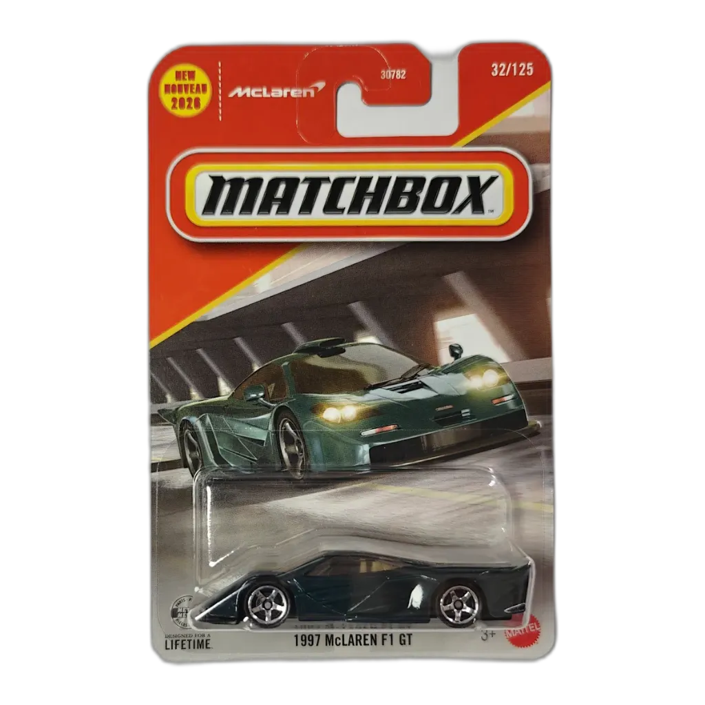 Matchbox 1997 McLaren F1 GT + Car of Your Choice