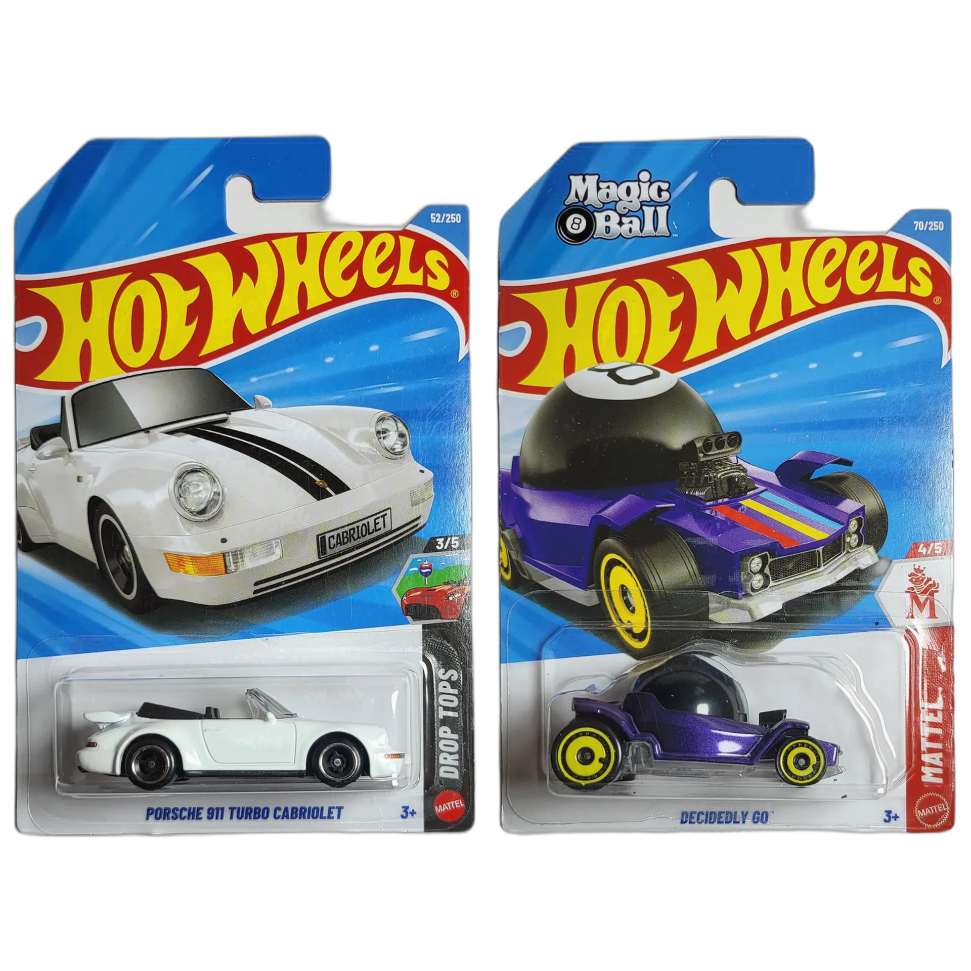Hot Wheels Porsche 911 Turbo Cabriolet & Decidedly Go