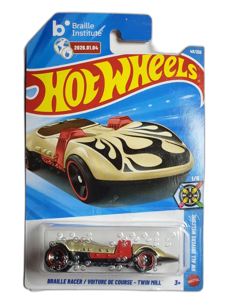Hot Wheels Braille Racer - Twin Mill Imported