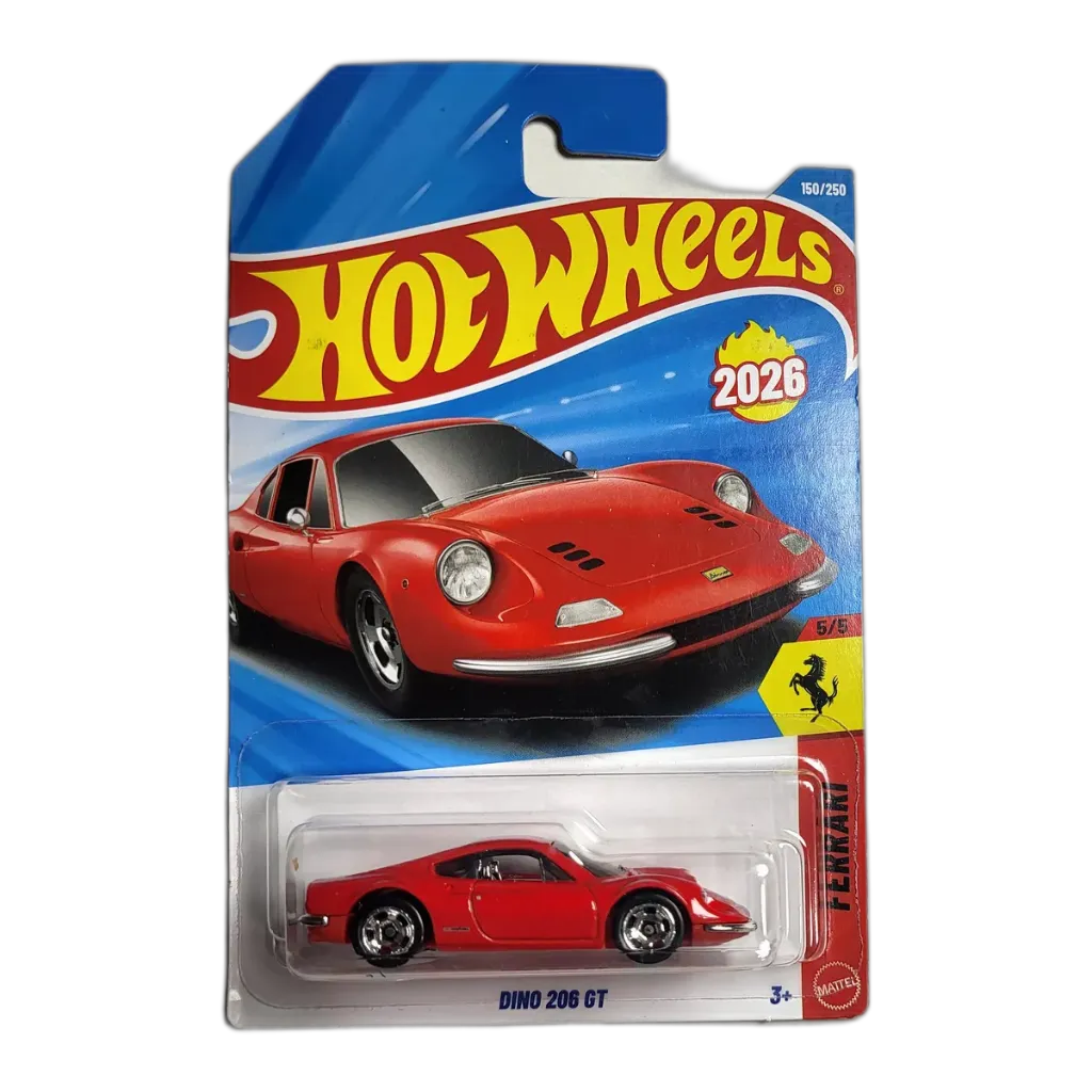 Hot Wheels Ferrari DINO 206 GT + Pick Any 2 Cars