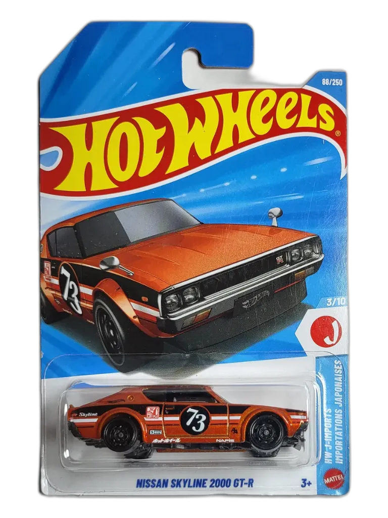 Hot Wheels Nissan Skyline 2000 GT-R Imported + Pick Any 1 Car