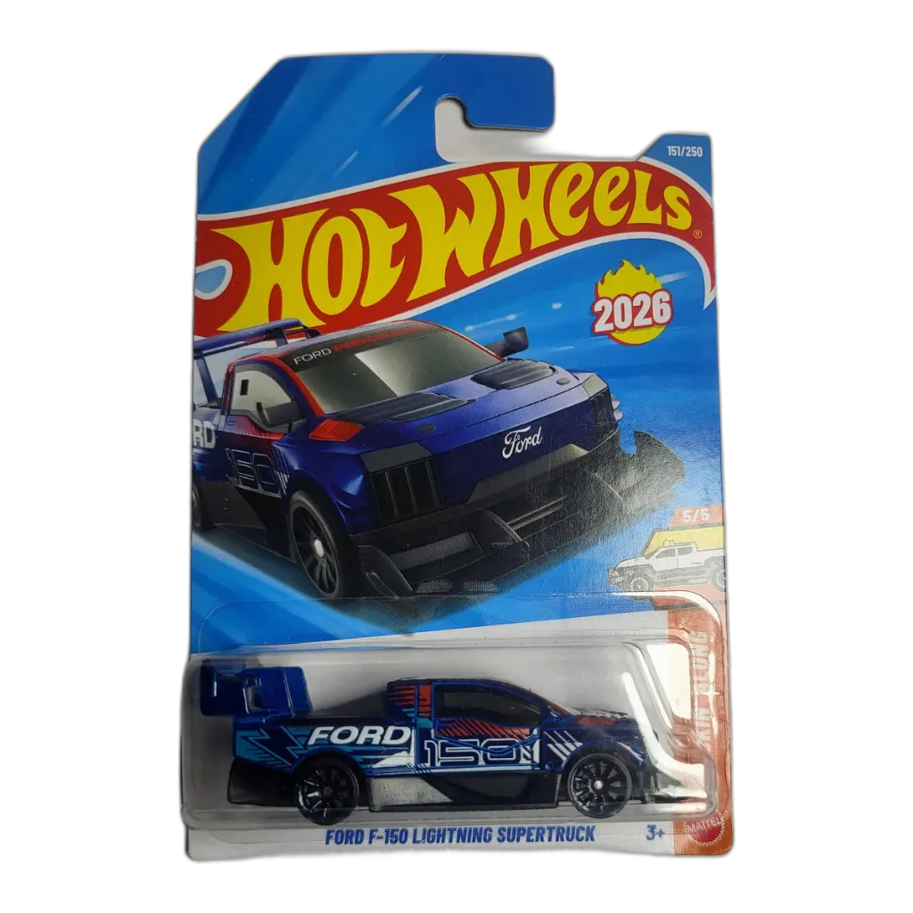 Hot Wheels Ford F-150 Lightning Supertruck + Pick Any 1 Car