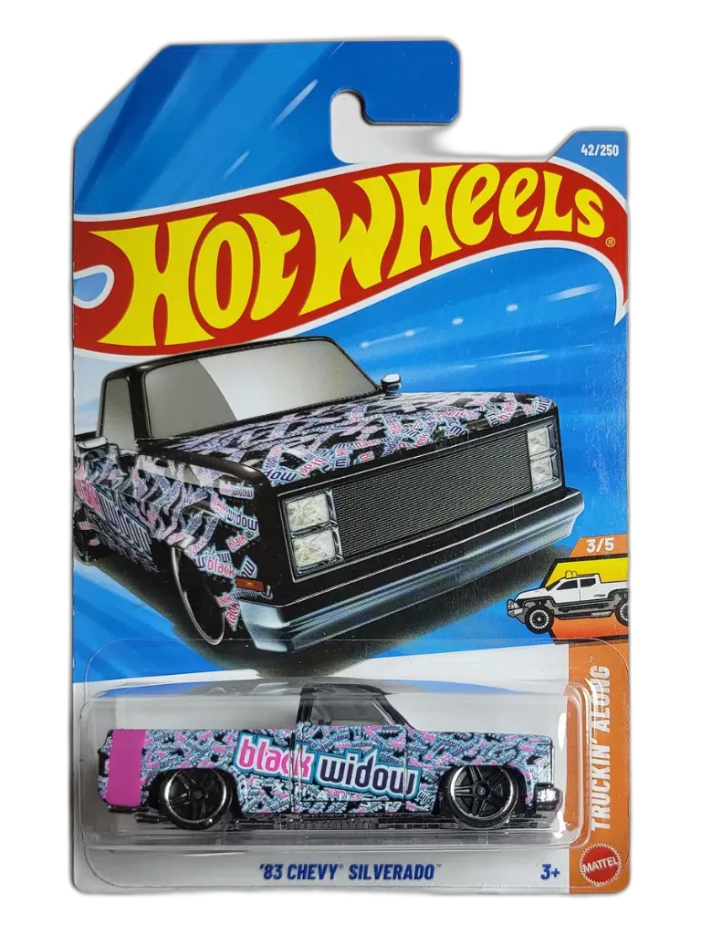 Hot Wheels 83 Chevy Silverado Imported + Pick Any 1 Car