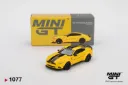 Mini GT LB-WORKS FORD MUSTANG Triple Yellow 1077 - 1:64 Scale Diecast Car