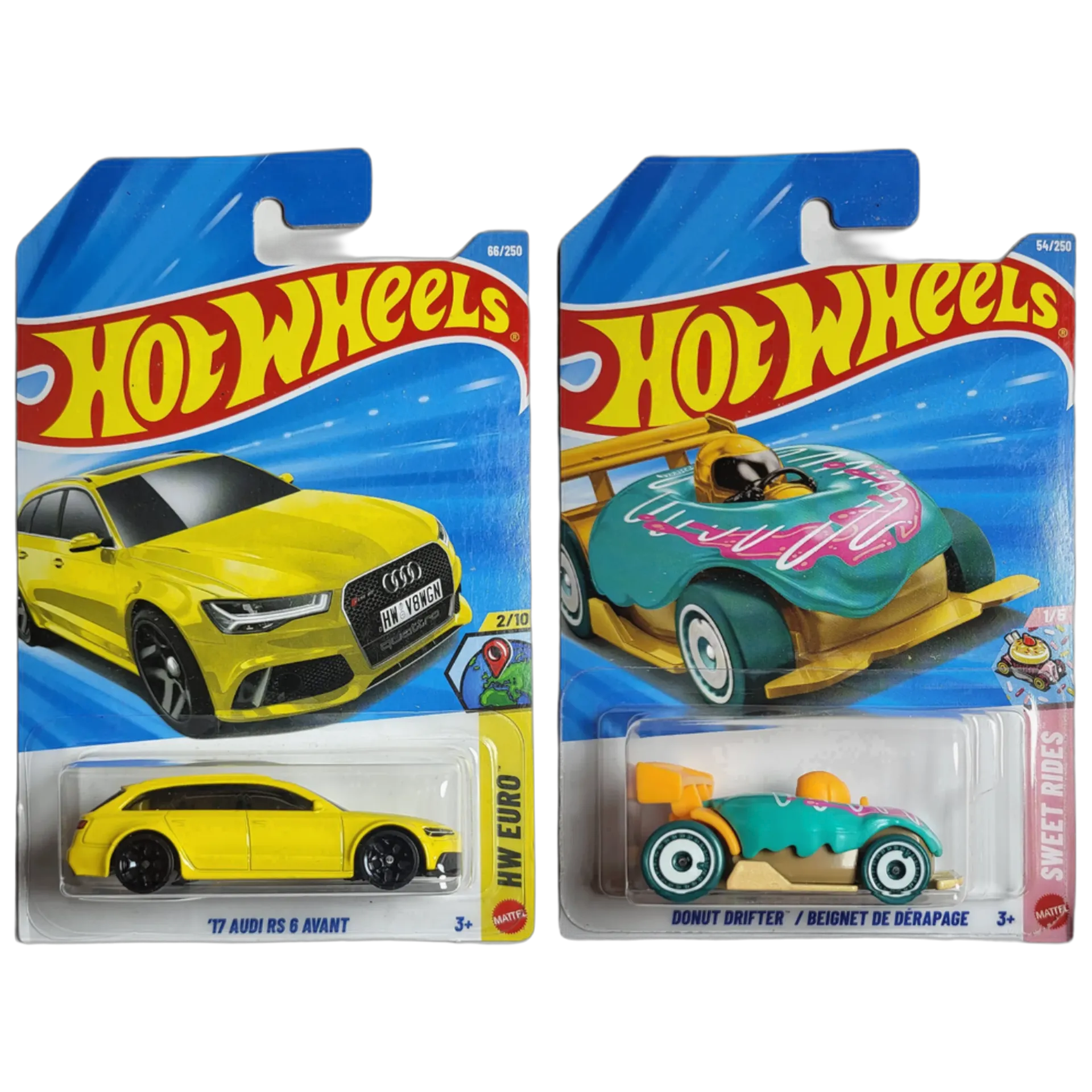 Hot Wheels Audi RS 6 Avant & Donut Drifter - 1:64 Scale Diecast Car