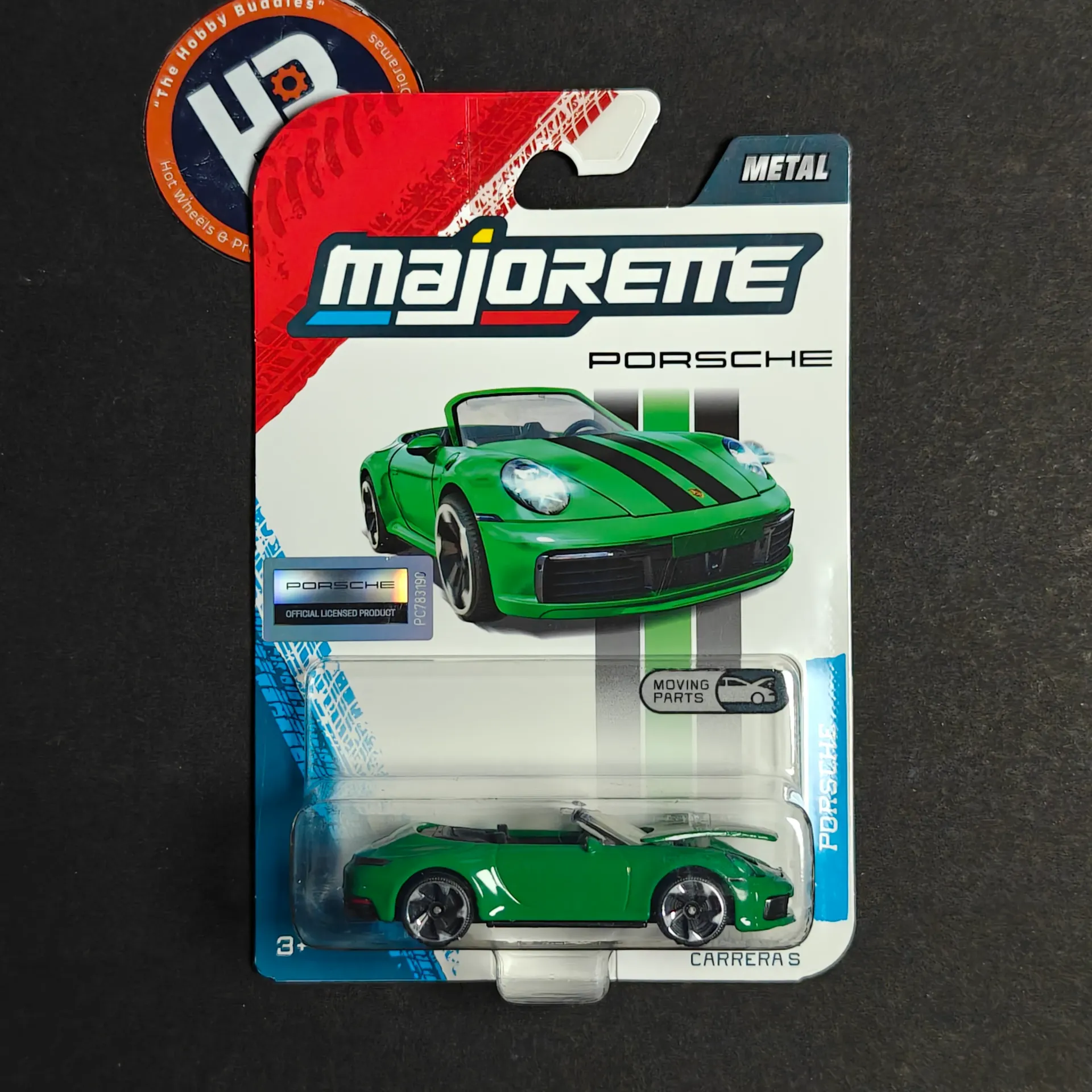 Porsche 911 Carrera S Majorette Premium 1:64 Scale Die-cast