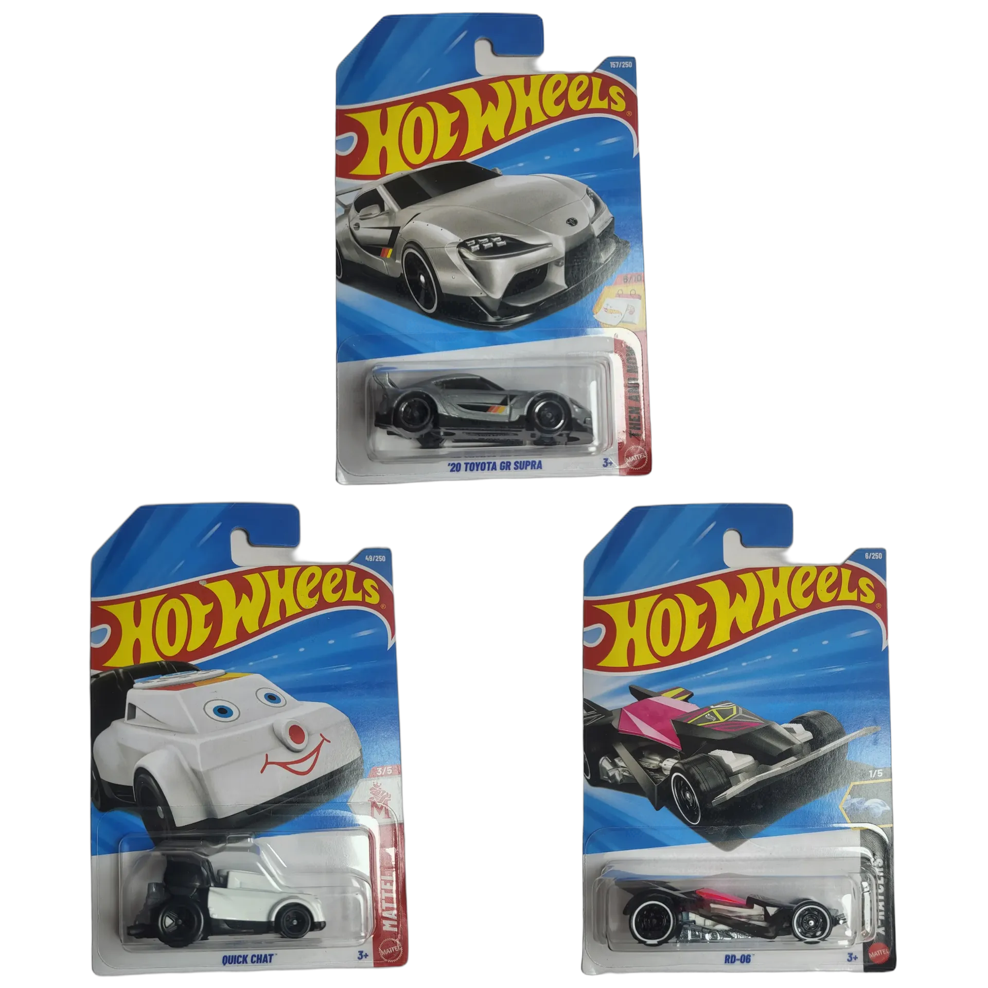 Hot Wheels 20 Toyota GR Supra & Quick Chat & RD-06