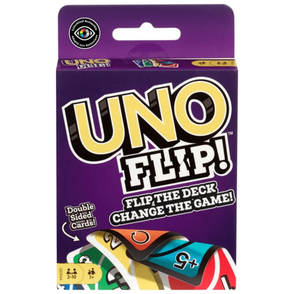 UNO Flip! Card Game | Double-Sided Family & Party Card Game by Mattel