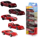 Hot Wheels Ferrari 5-Car Pack + Choice of UNO
