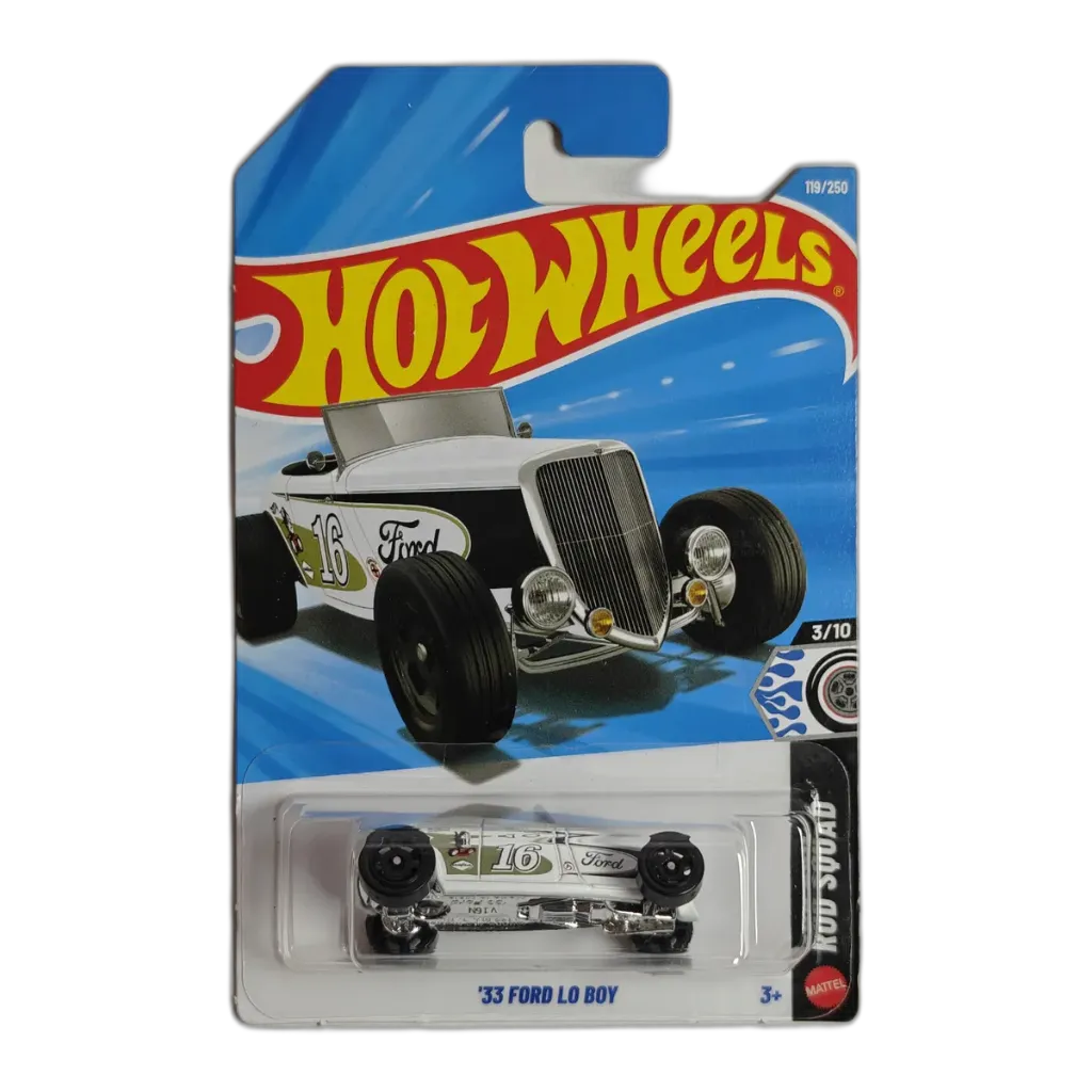 Hot Wheels 33 Ford Lo Boy White