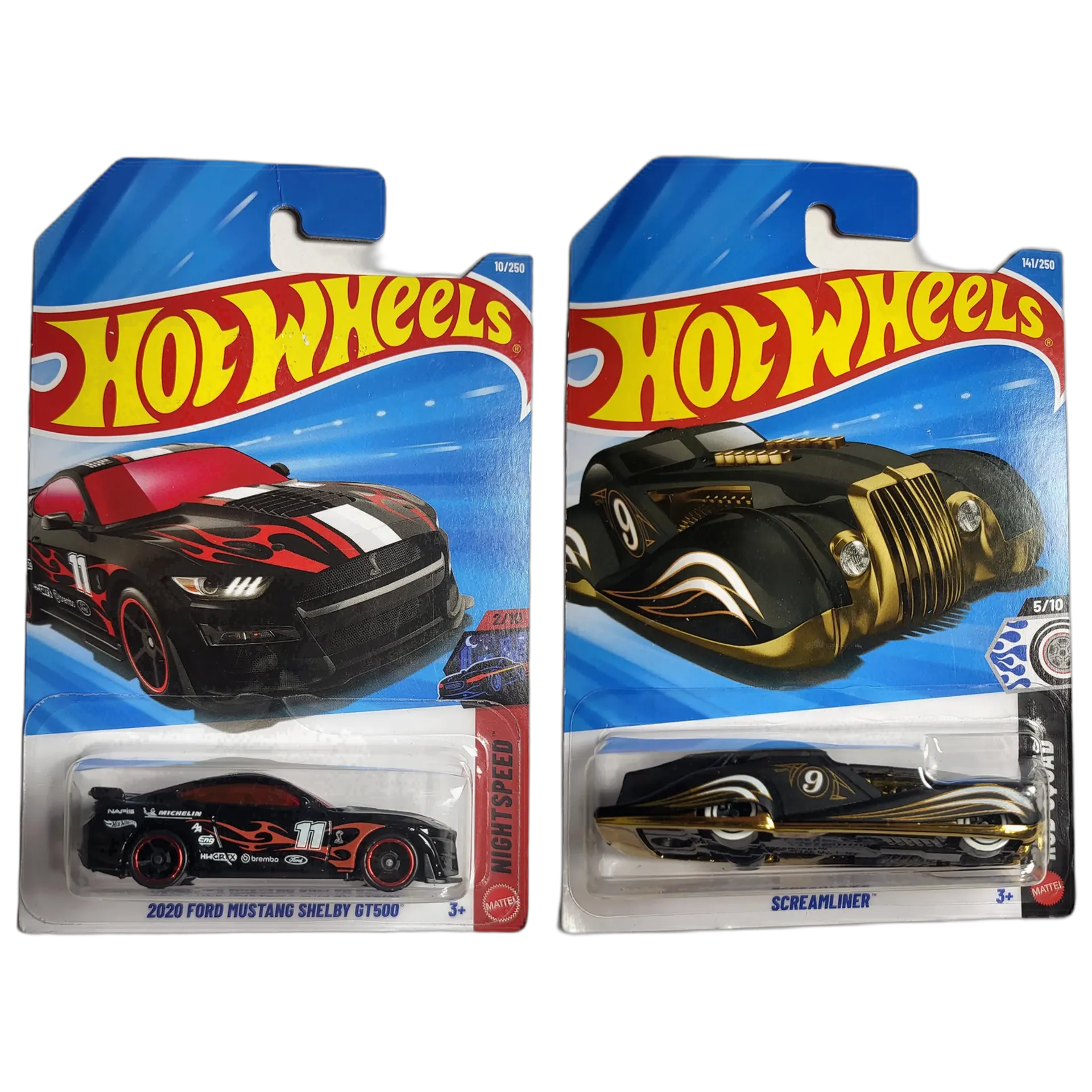 Hot Wheels 2020 Ford Mustang Shelby GT500 & Screamliner