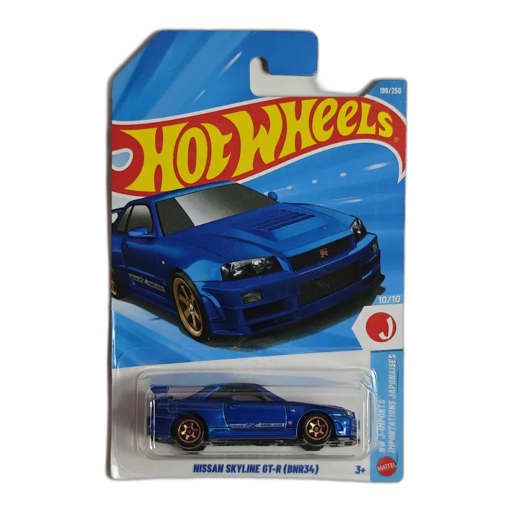 Hot Wheels Nissan Skyline GT-R (BNR34) + Pick Any 3 Cars