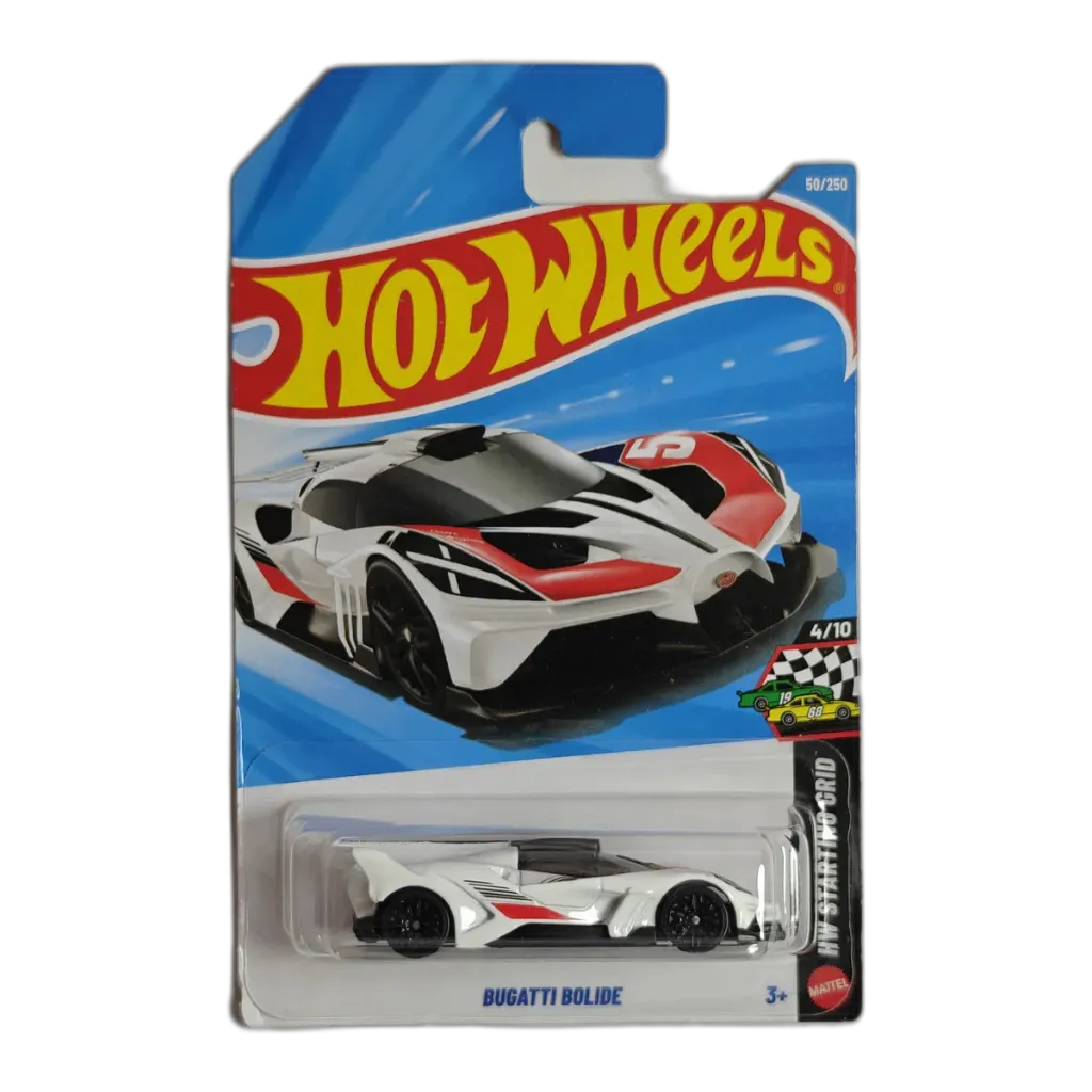 Hot Wheels Bugatti Bolide White + Pick Any 2 Cars