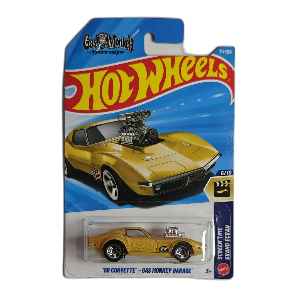 Hot Wheels 68 Corvette Gas Monkey Garage + Pick Any 1 Car