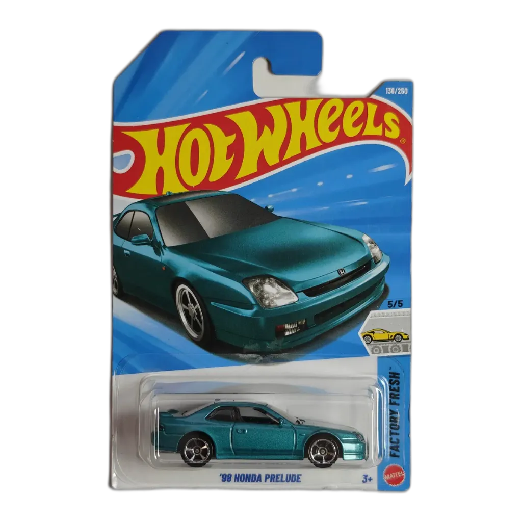 Hot Wheels 98 Honda Prelude Green + Pick Any 1 Car