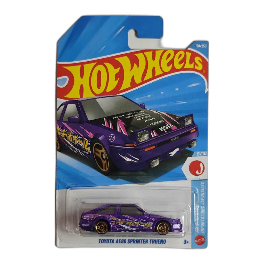 Hot Wheels Toyota AE86 Sprinter Trueno + Pick Any 1 Car
