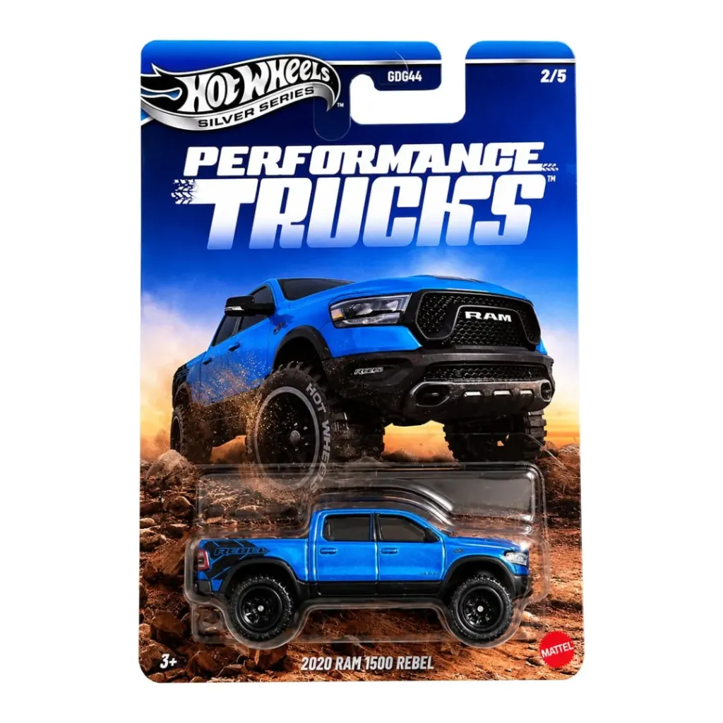 Hot Wheels 2020 RAM 1500 Rebel - Silver Series Performance Trucks