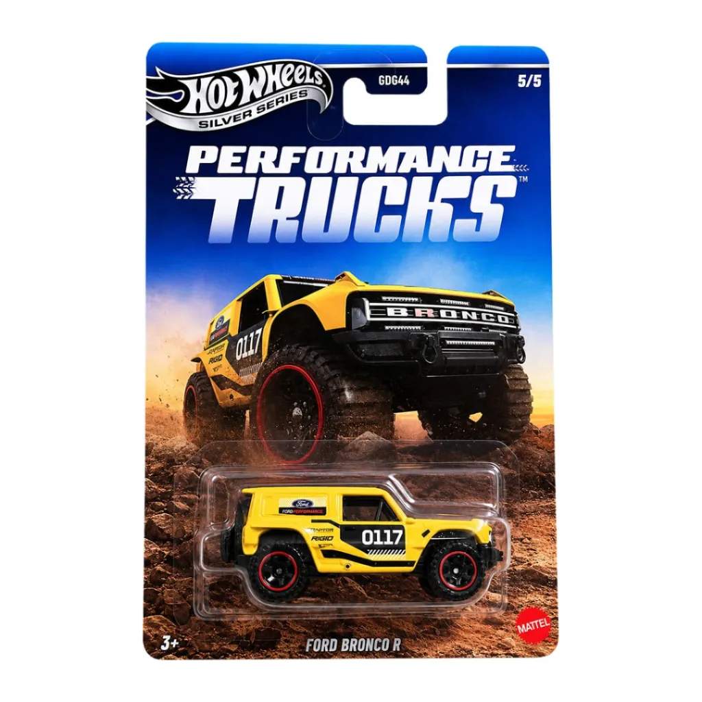 Hot Wheels Ford Bronco R - Silver Series Performance Trucks