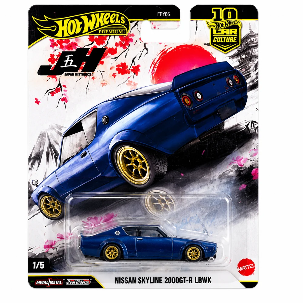 [PRE-ORDER] Imported Hot Wheels Premium Car Culture Japan Historics Nissan Skyline 2000GT-R LBWK | The Hobby Buddies