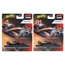 Hot Wheels Premium 1:64 F1 2025 McLaren Formula 1 Team #4 Lando Norris & McLaren Formula 1 Team #81 Oscar Piastri 1:64 Die-cast Combo
